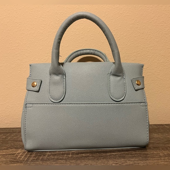 Bebe Mini Satchel Blue Crossbody New - Picture 3 of 7